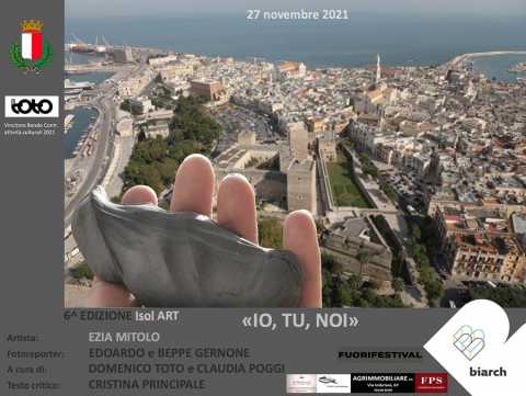 Bari, ''Io, tu, noi'': Ezia Mitolo inaugura la sua scultura partecipativa
